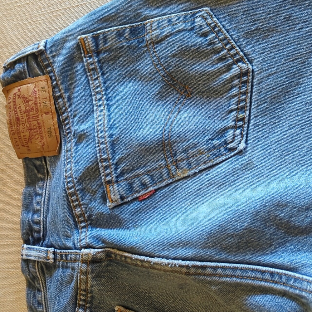 Levi's 501 Mens Jeans Button Fly